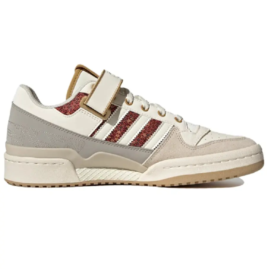 Giày Adidas Forum Low 'White Brown' HQ4604