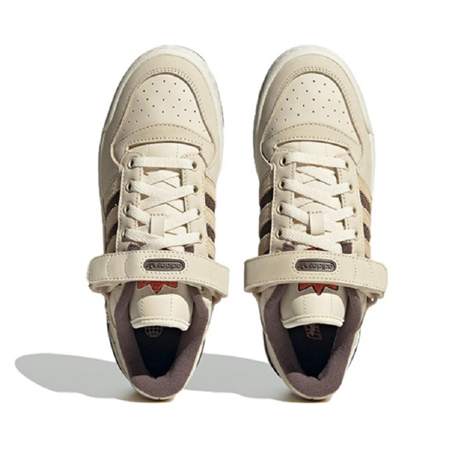 Giày Adidas Forum Low 'Light Khakibrown Redbrown' IE1827 - Ảnh 4