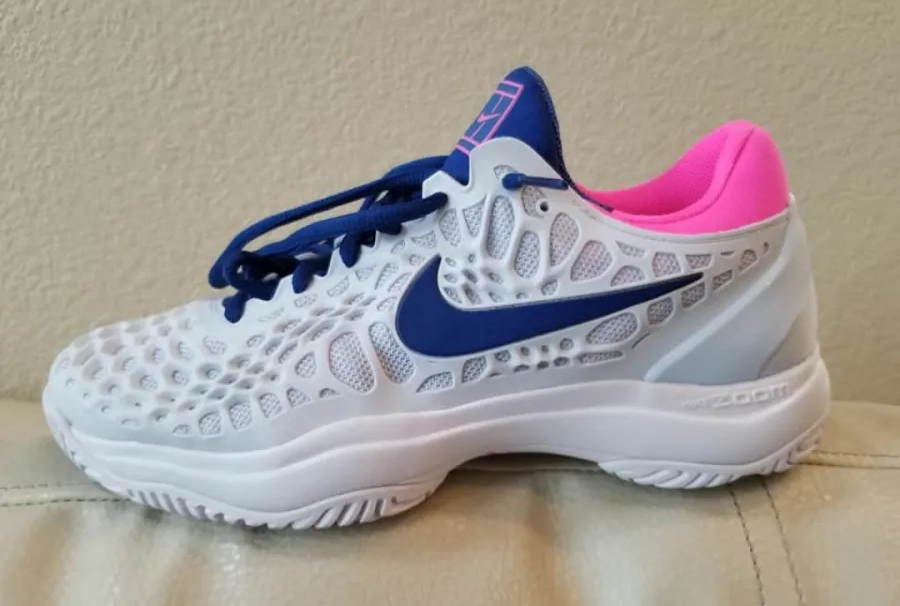 Giày Nike Zoom Cage 3 'Half Blue Pink Blast' 918199-446 - Ảnh 3