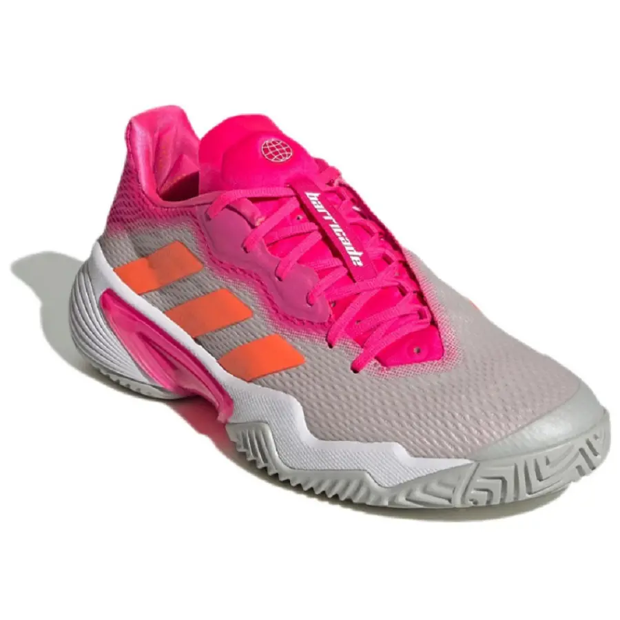 Giày Adidas Barricade 'Pink Orange' HR2036 - Ảnh 3