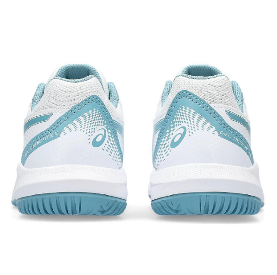Giày Asics Gel Dedicate 8 GS 'White Gris Blue' 1044A077 100 - Ảnh 4