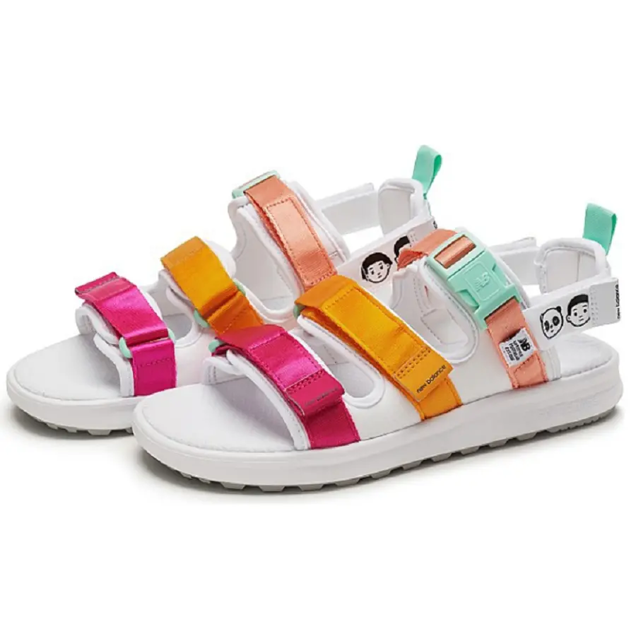 Dép New Balance x Noritake 750 'White Orange Pink' SDL7501N - Ảnh 2