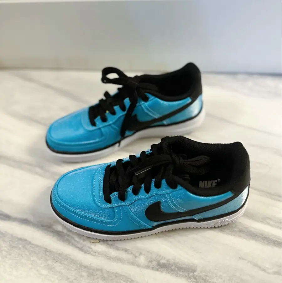 Giày Nike Air Force 1 LV8 Shift GS 'Blue Gaze' AV5154-400 - Ảnh 3