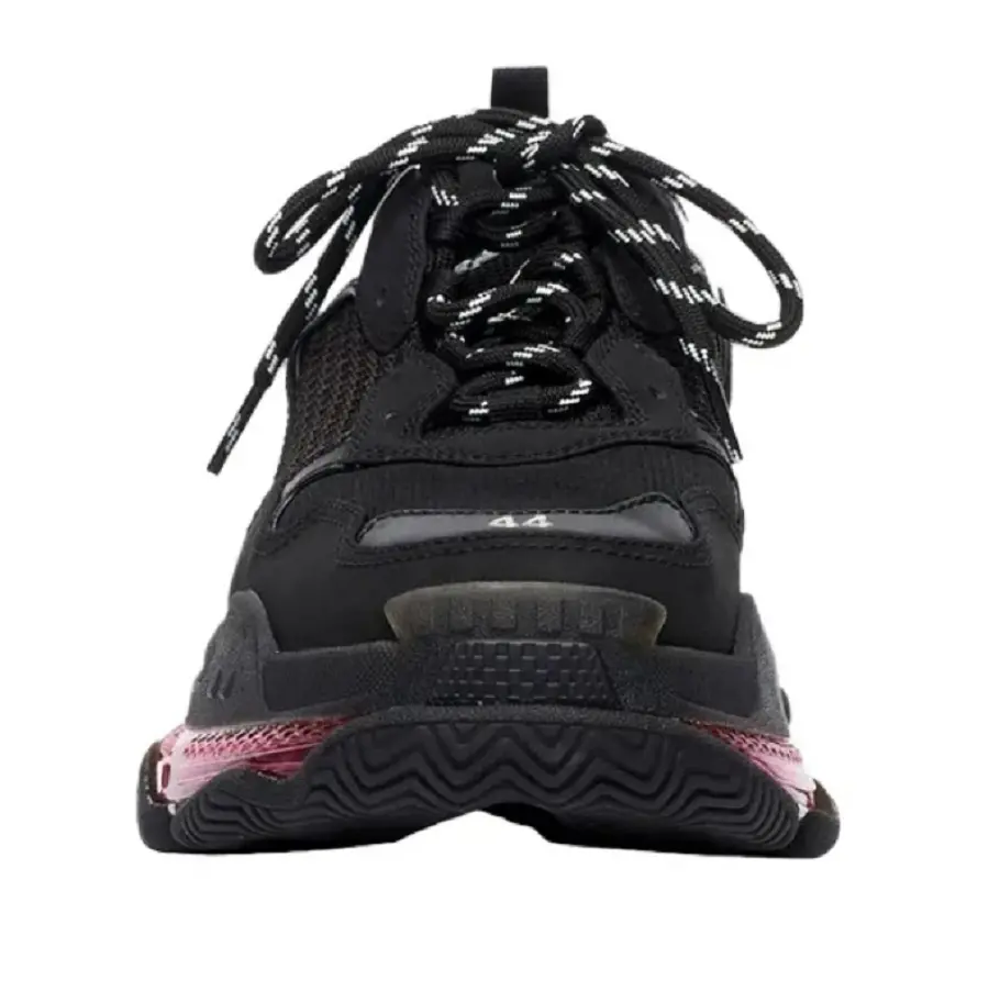 Alternative view of Giày Balenciaga Triple S 'Black Pink Neon' 541624-W2FR1-1053