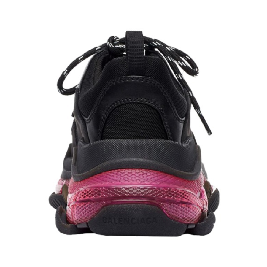 Giày Balenciaga Triple S 'Black Pink Neon' 541624-W2FR1-1053 - Ảnh 4
