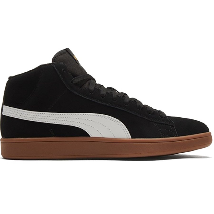 Giày Puma Smash V2 Mid 'Black White Brown' 366923-09