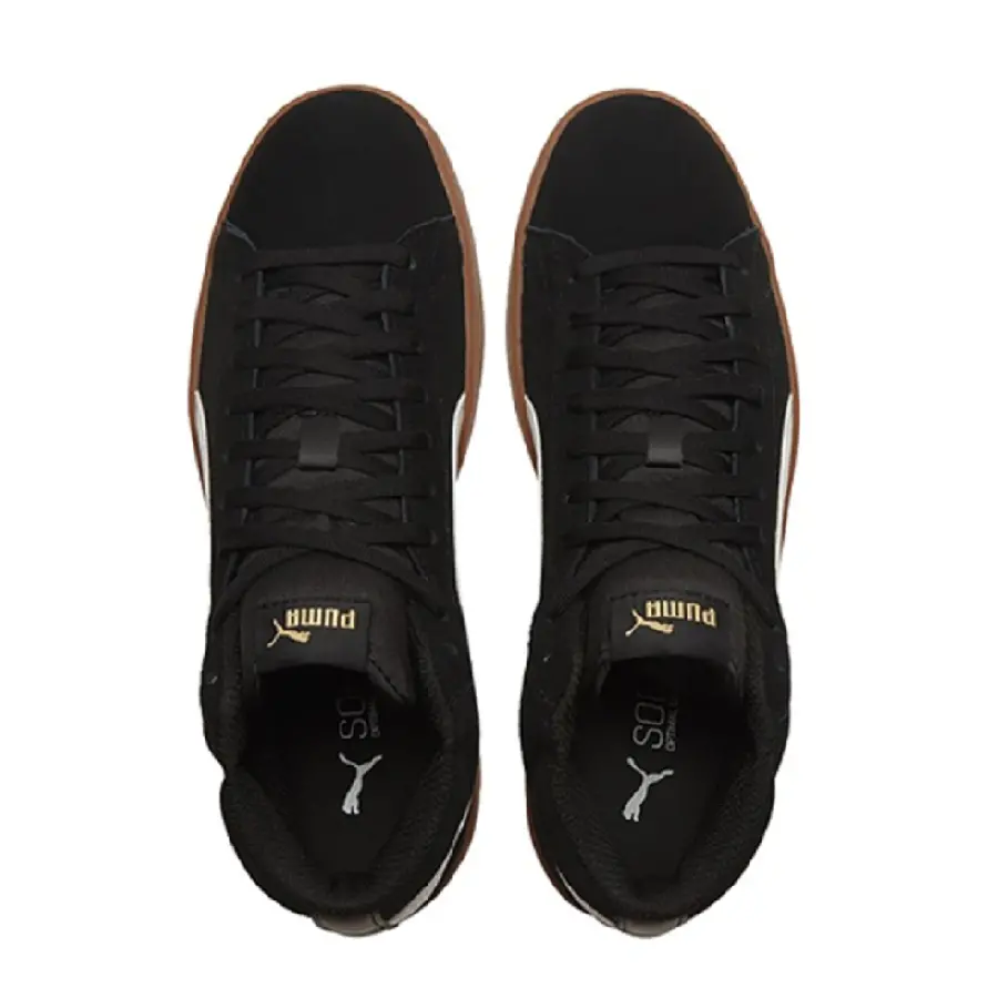 Giày Puma Smash V2 Mid 'Black White Brown' 366923-09 - Ảnh 4