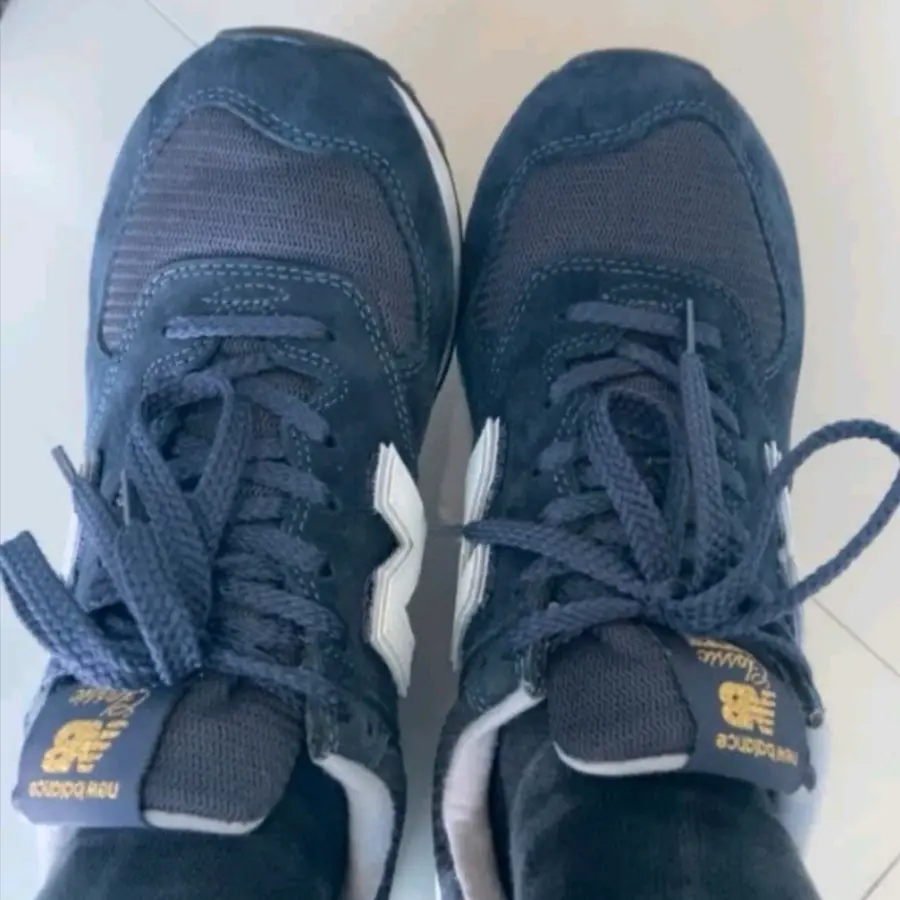 Giày New Balance 574 'Navy Gold' ML574CN2 - Ảnh 5