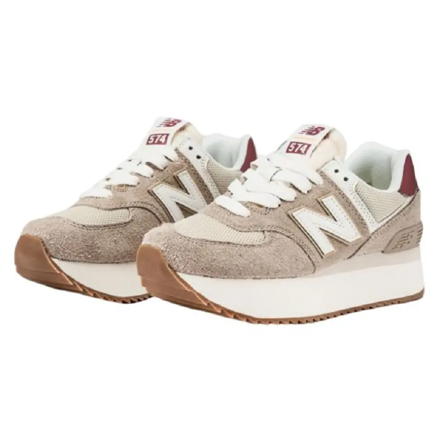 Alternative view of Giày New Balance 574 'Light Brown' WL574ZKA