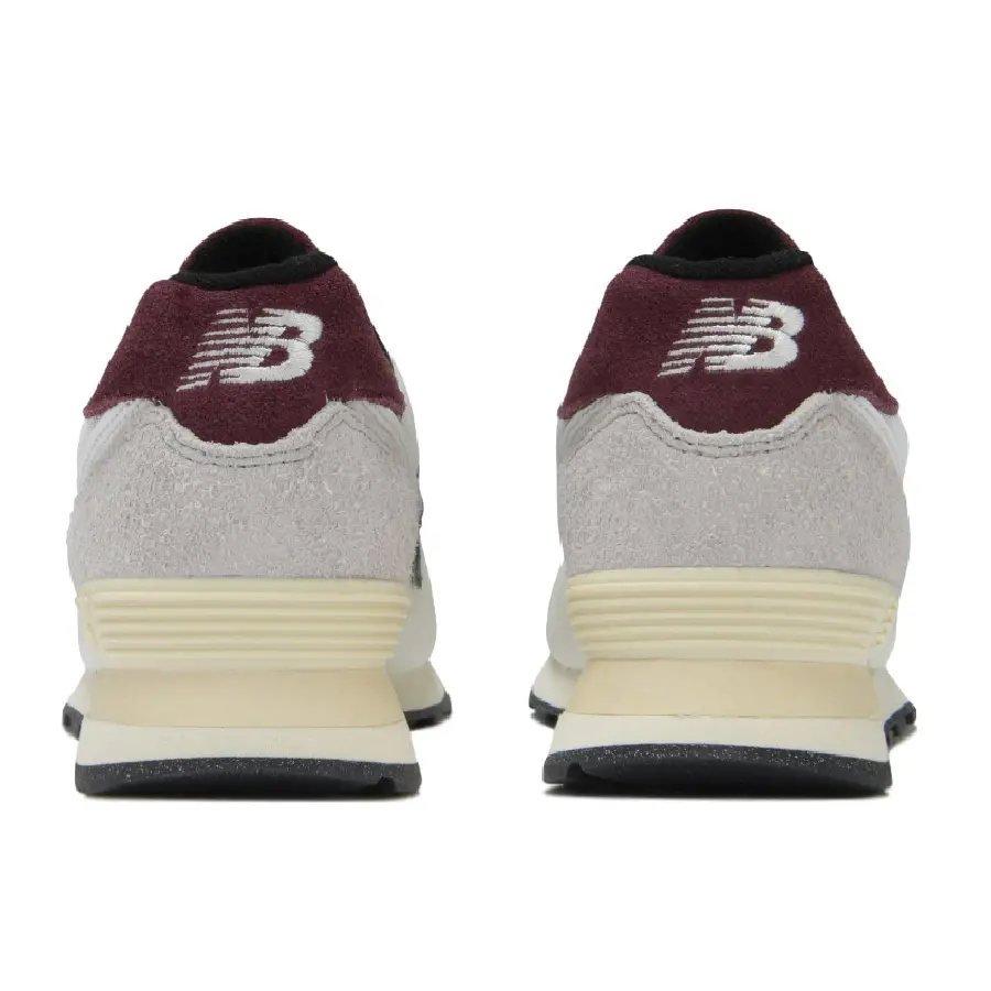 Giày New Balance 574 'White Burgundy' U574YR - Ảnh 4