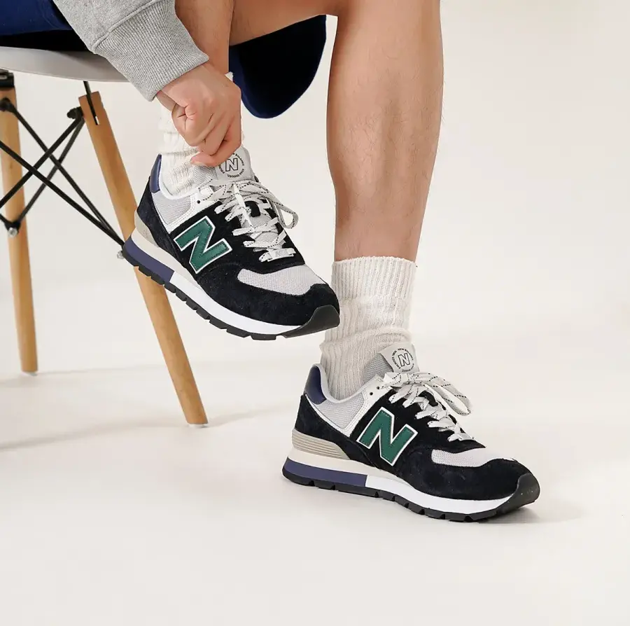 Giày New Balance 574 Rugged 'Black Green' ML574DVB - Ảnh 5