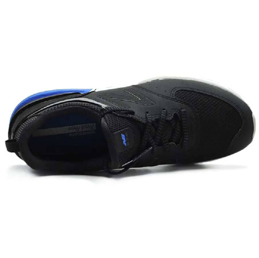 Giày New Balance 574 'Black White Blue' MS574SCS - Ảnh 4