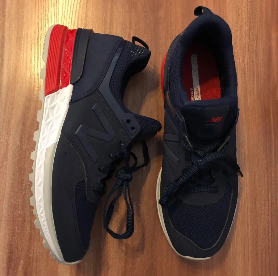 Giày New Balance 574 Sport 'Navy Red' MS574SCO - Ảnh 3