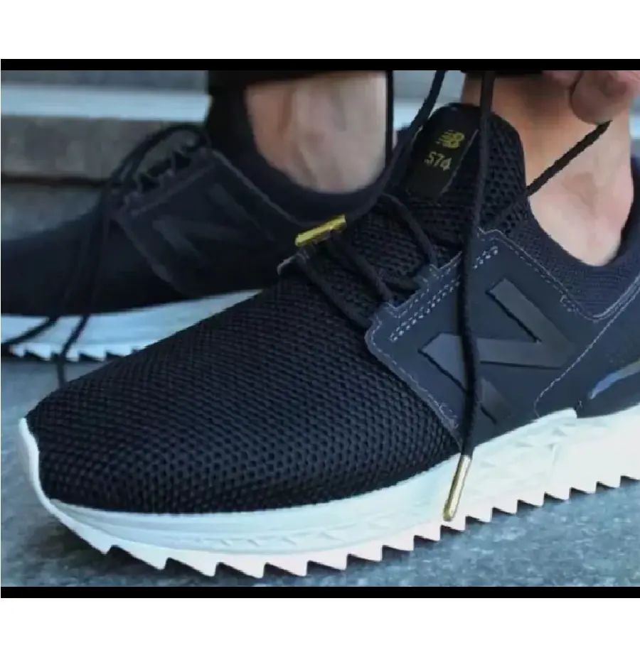 Giày New Balance 574 Sport 'Black White' MS574DUK - Ảnh 4