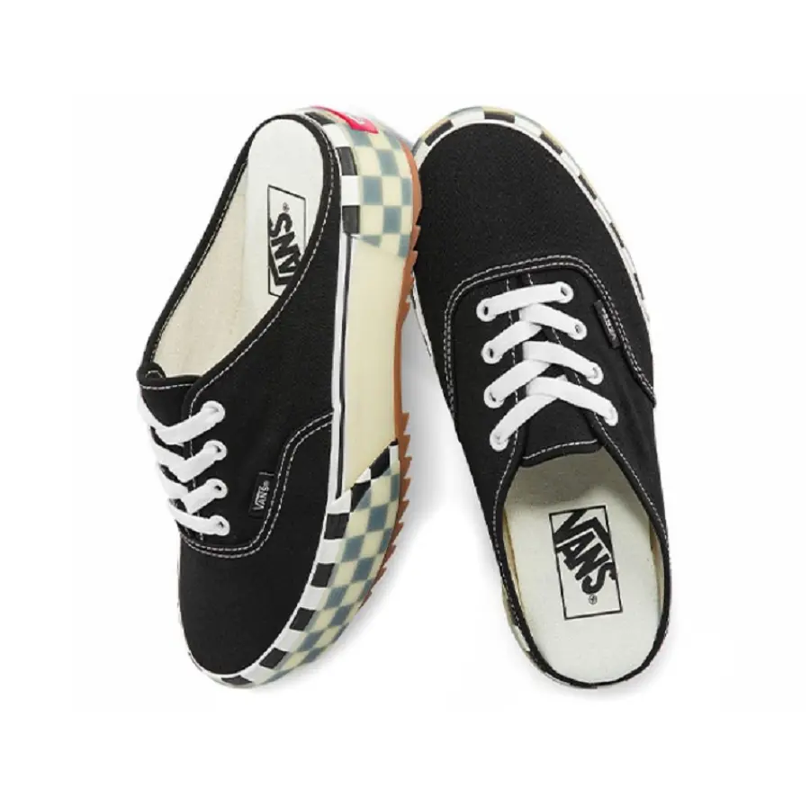 Giày Vans Authentic Mule Stacked 'Black' VN0A4BW18BM - Ảnh 3