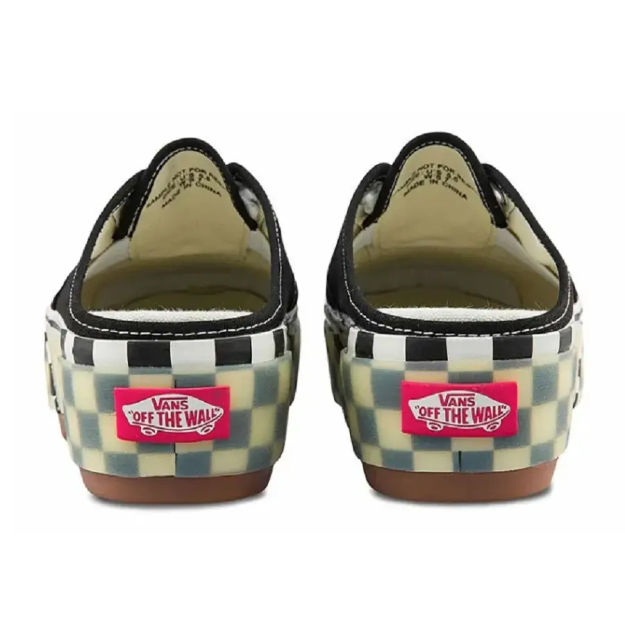 Giày Vans Authentic Mule Stacked 'Black' VN0A4BW18BM - Ảnh 4