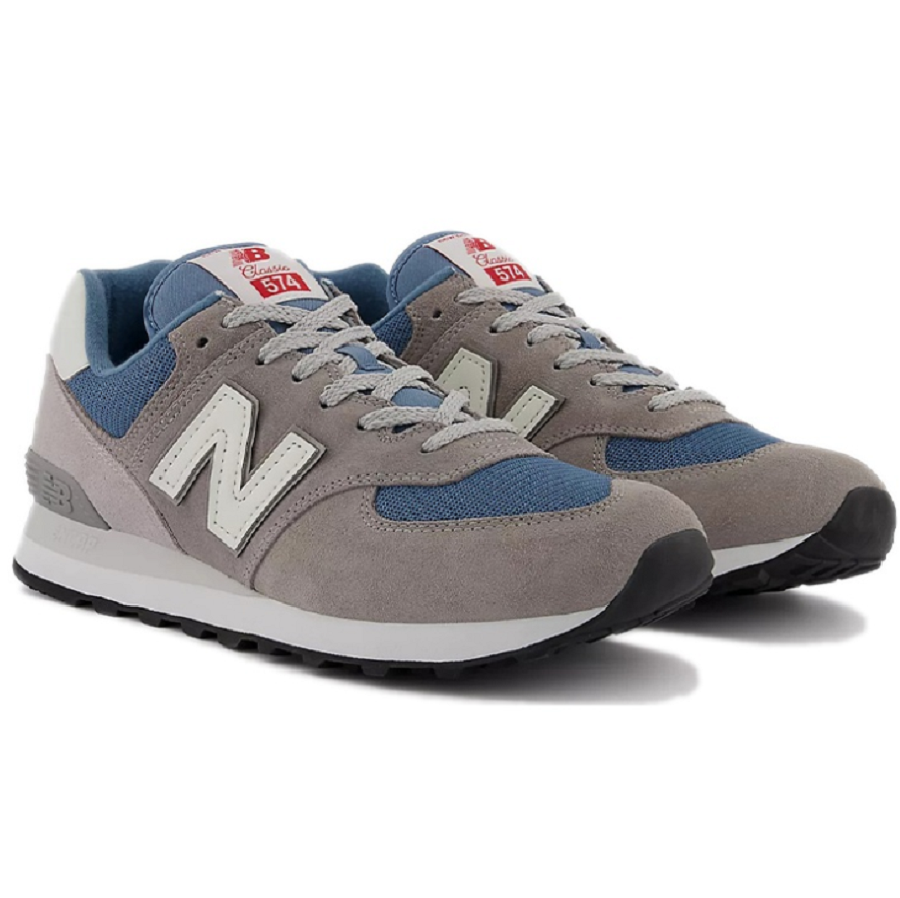 Giày New Balance 574 'Grey Navy White' ML574OW2 - Ảnh 3