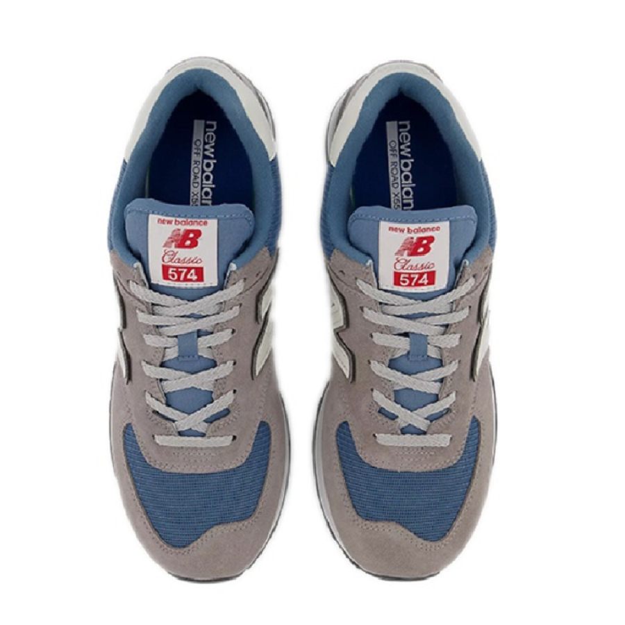 Giày New Balance 574 'Grey Navy White' ML574OW2 - Ảnh 2