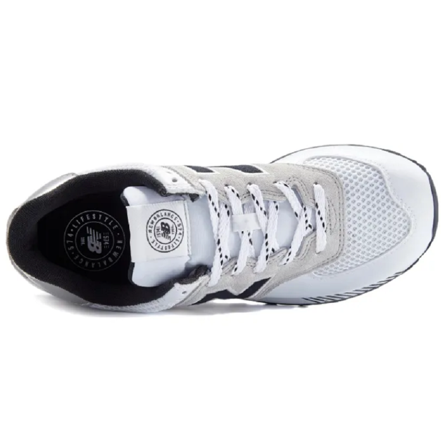 Giày New Balance 574 'White Grey' ML574VS2 - Ảnh 5
