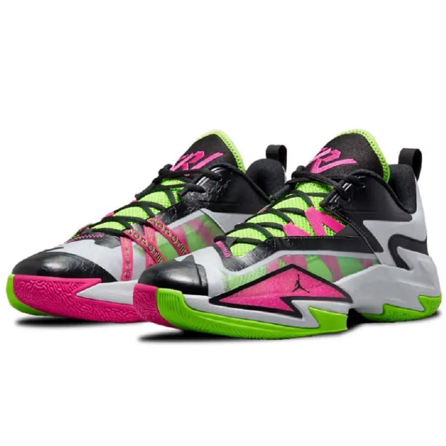 Giày Nike Air Jordan One Take 3 'Green Pink Grey' DC7701-002 - Ảnh 3