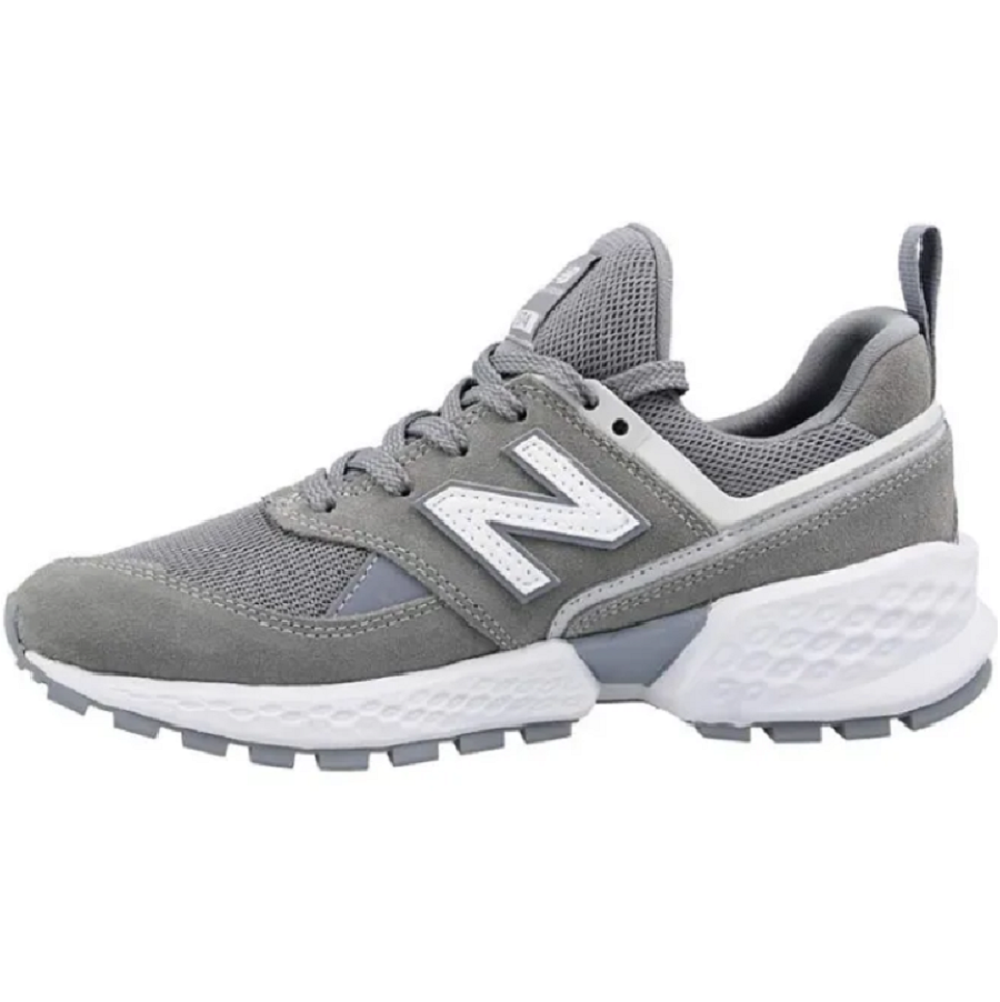 Giày New Balance 574 Light Grey 'Gray White' MS574NSB - Ảnh 2