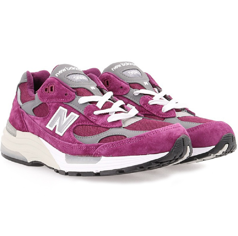 Giày New Balance 992 Made In USA 'Maroon' M992BA - Ảnh 3