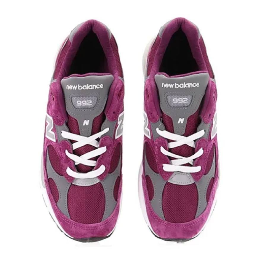 Giày New Balance 992 Made In USA 'Maroon' M992BA - Ảnh 2