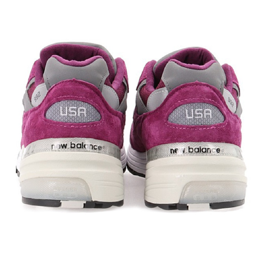 Giày New Balance 992 Made In USA 'Maroon' M992BA - Ảnh 4