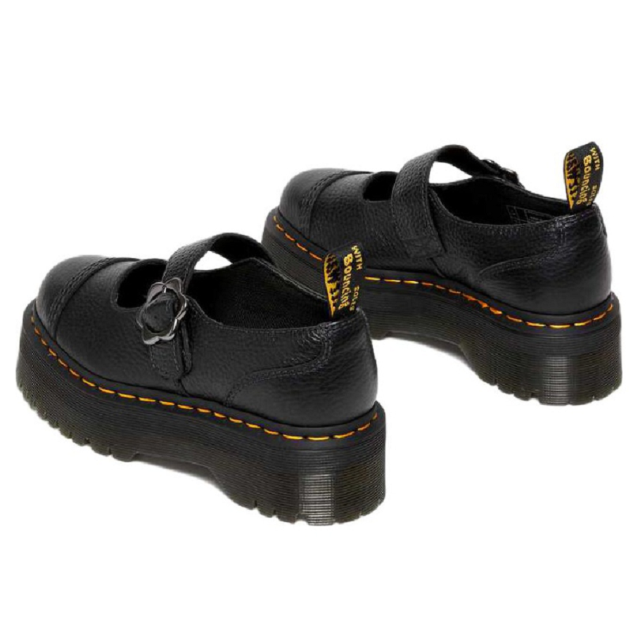 Giày Dr.Martens Addina Flower Buckle 'Black' 27644001 - Ảnh 3