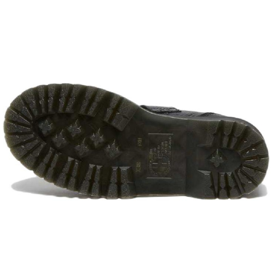 Giày Dr.Martens Addina Flower Buckle 'Black' 27644001 - Ảnh 4