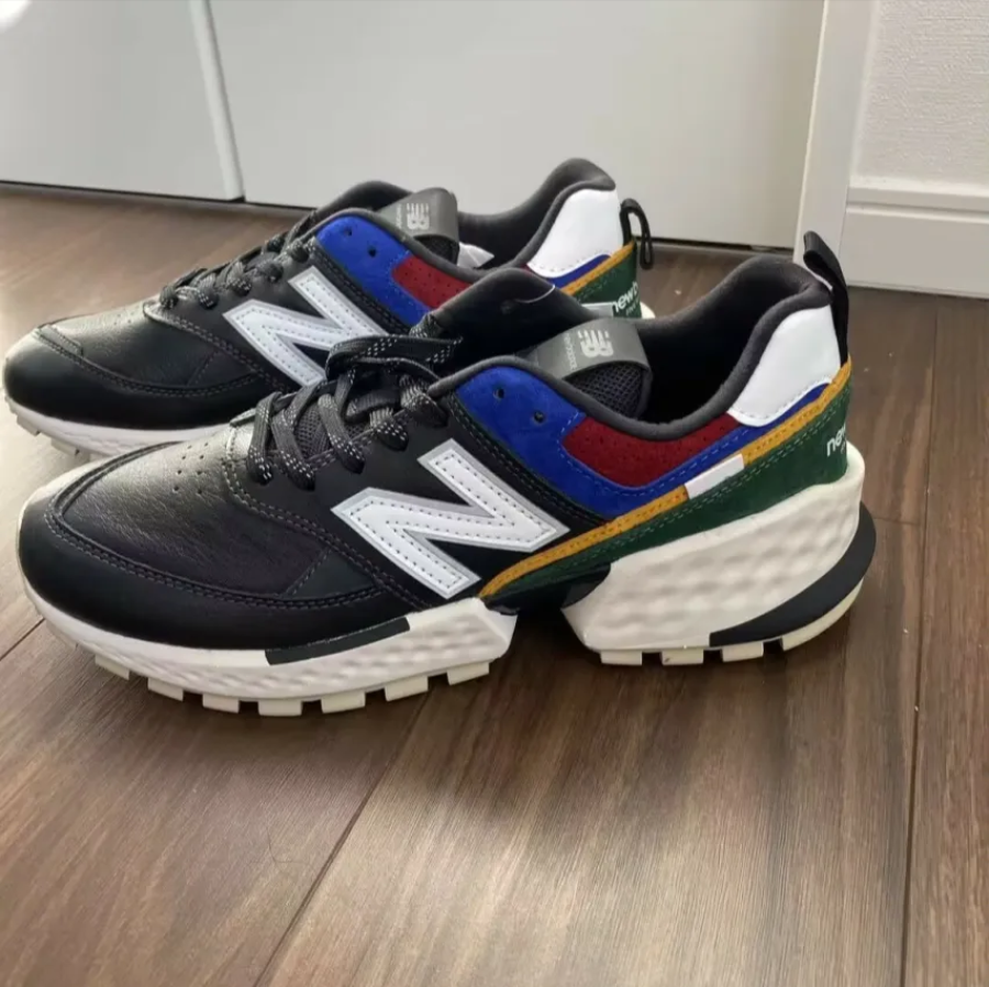 Giày New Balance 547 Sport 'Black Dark Blue' MS574APB - Ảnh 2