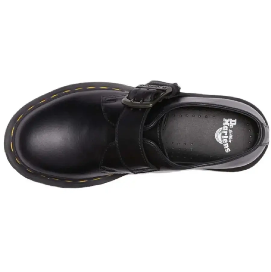 Giày Dr. Martens 1461 Buckle Pull Up 'Black' 31040001 - Ảnh 4