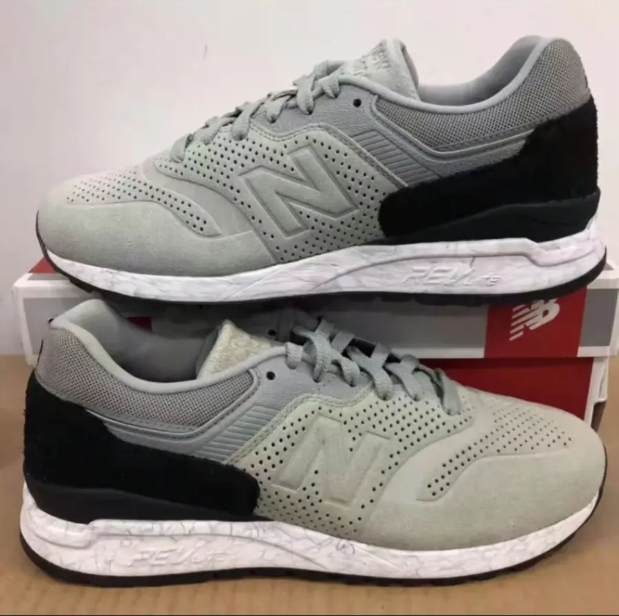 Giày New Balance 997.5 'Grey White Black' ML997HDC - Ảnh 5
