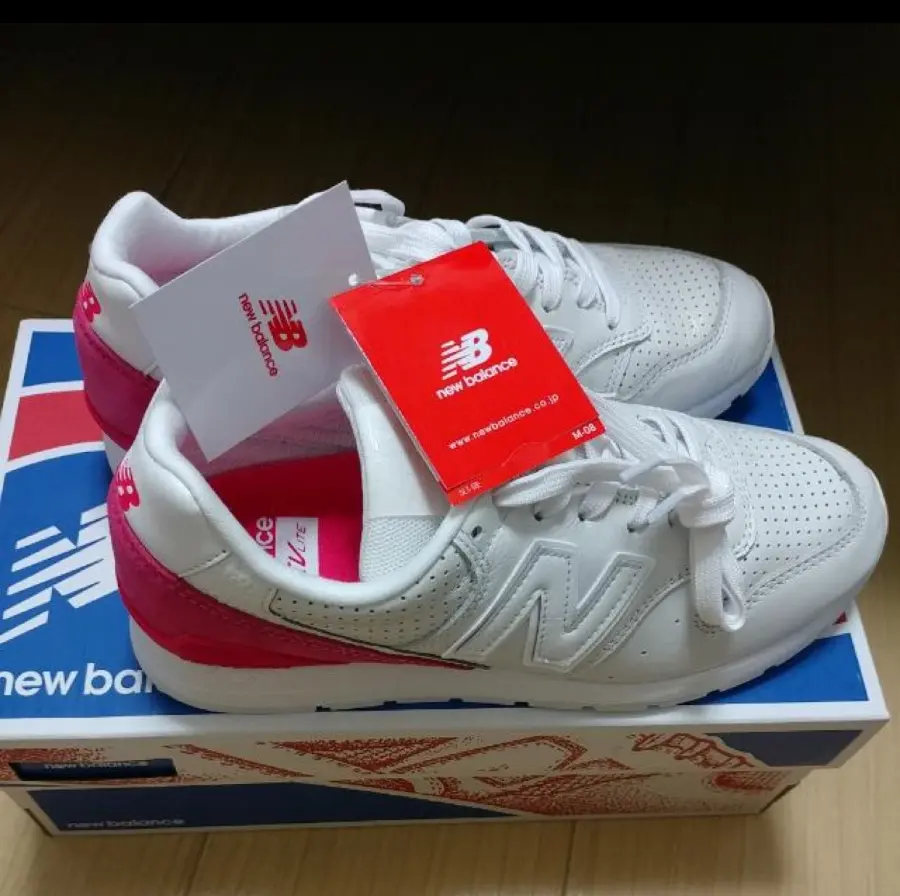 Alternative view of Giày New Balance 996 Series 'White Red' MRL996KQ