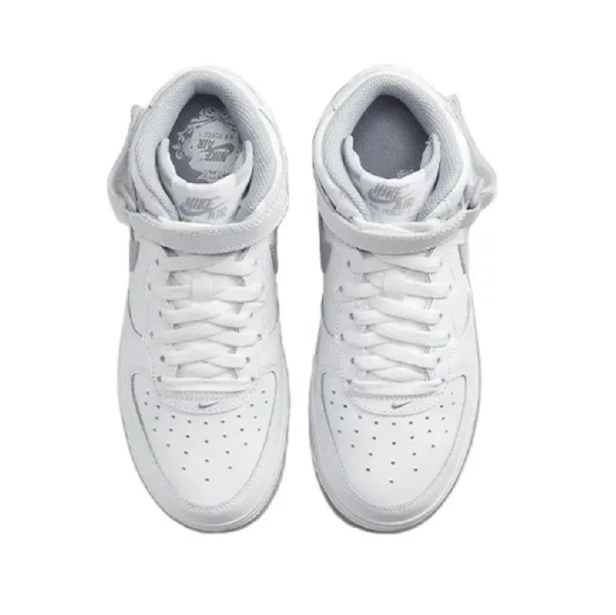 Giày Nike Air Force 1 Mid LE GS 'White Wolf Grey' DH2933-101 - Ảnh 2