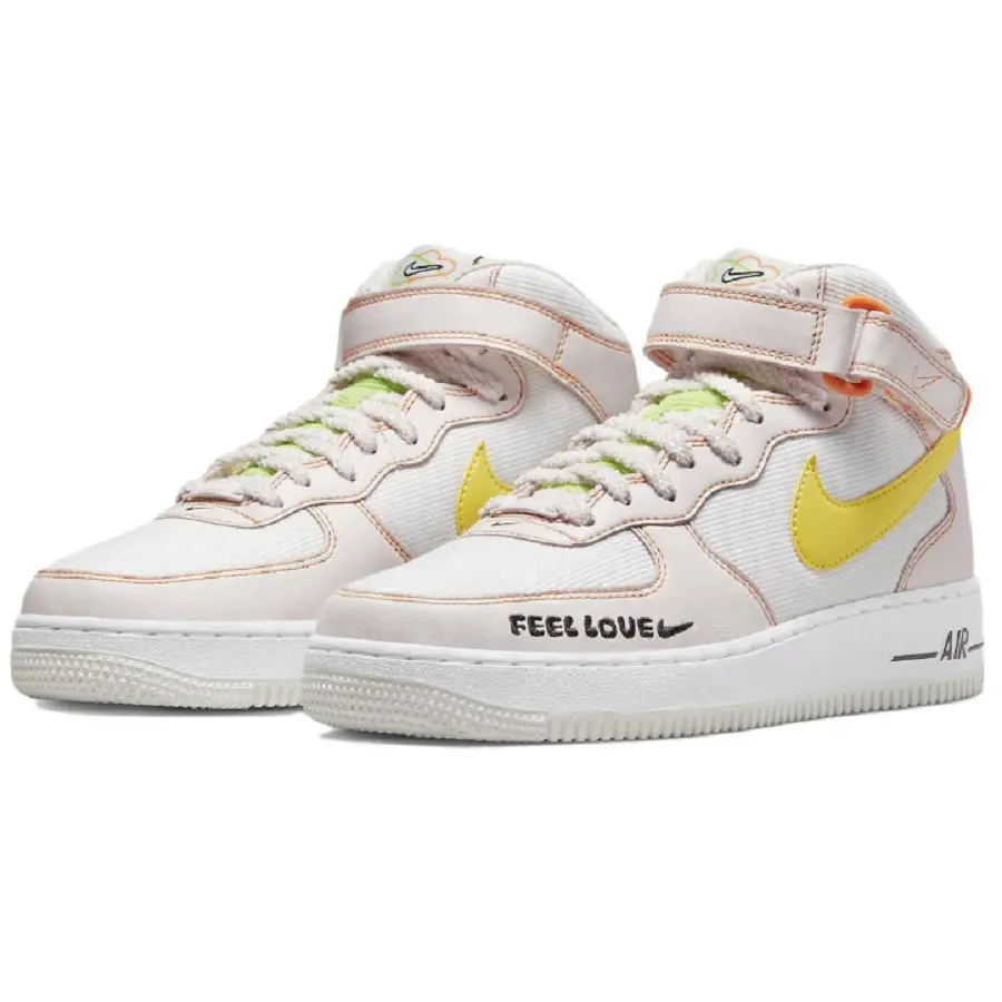 Alternative view of Giày Nike Air Force 1 Mid '07 'Feel Love' FD0869-100