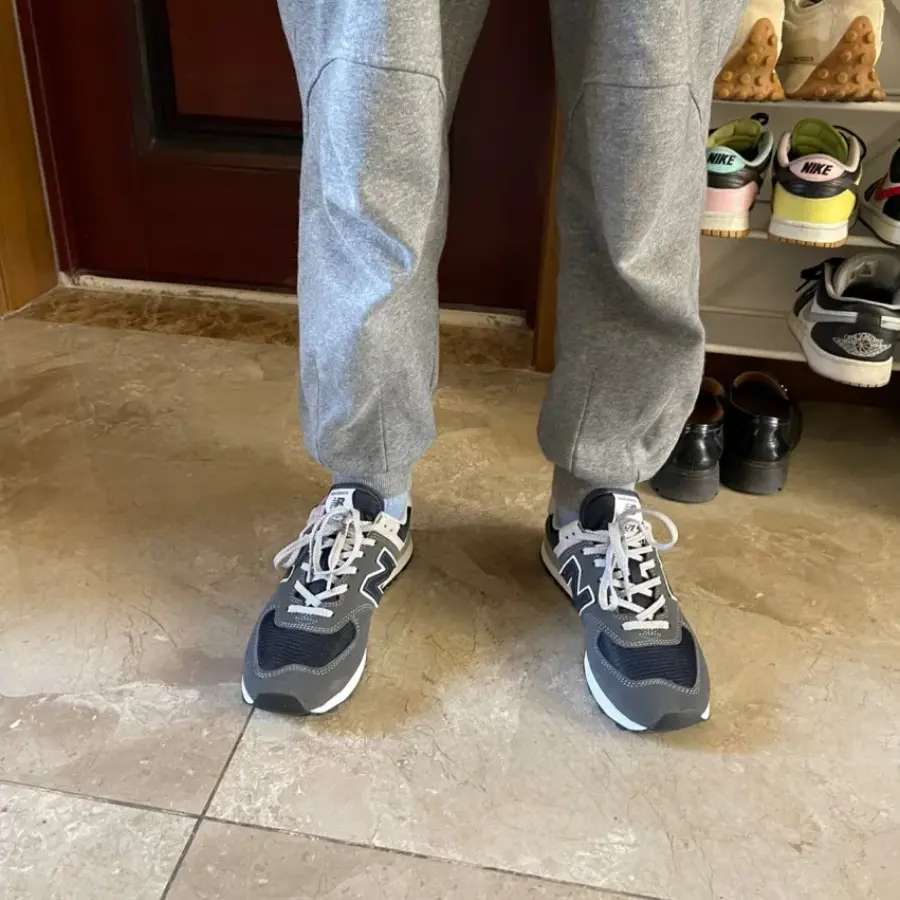 Giày New Balance 574 'Grey Dark Navy' ML574EI2 - Ảnh 3