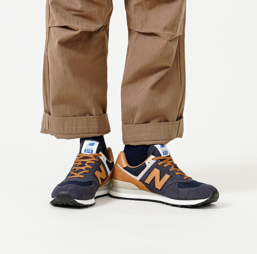 Giày New Balance NB 574 V2 'Blue Brown' ML574OT2 - Ảnh 6