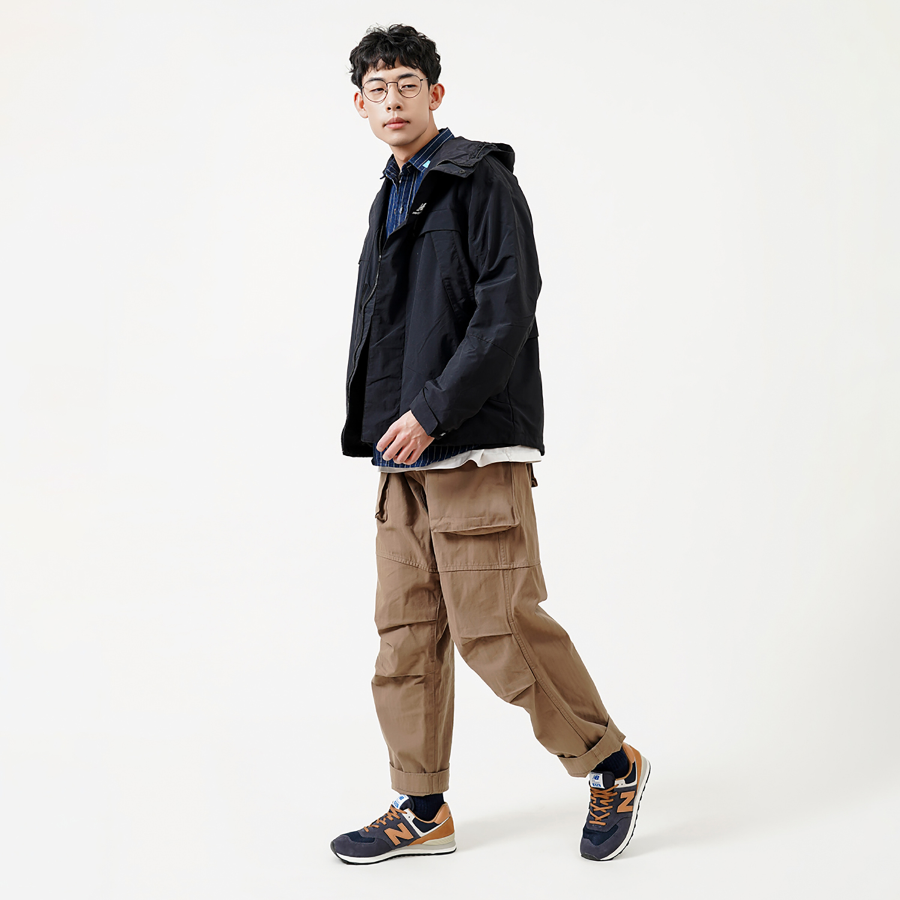 Giày New Balance NB 574 V2 'Blue Brown' ML574OT2 - Ảnh 3