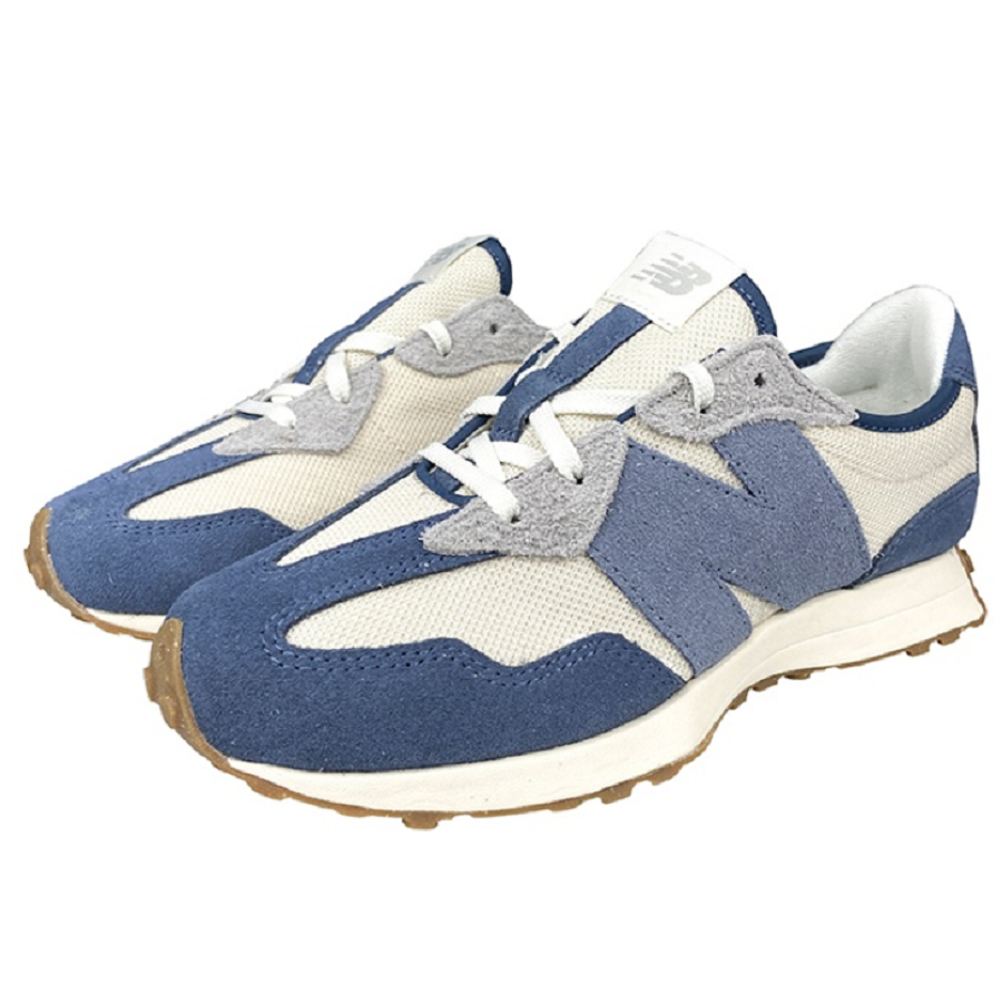 Giày New Balance 327 'Creamwhite Dark Blue' GS327RD - Ảnh 2