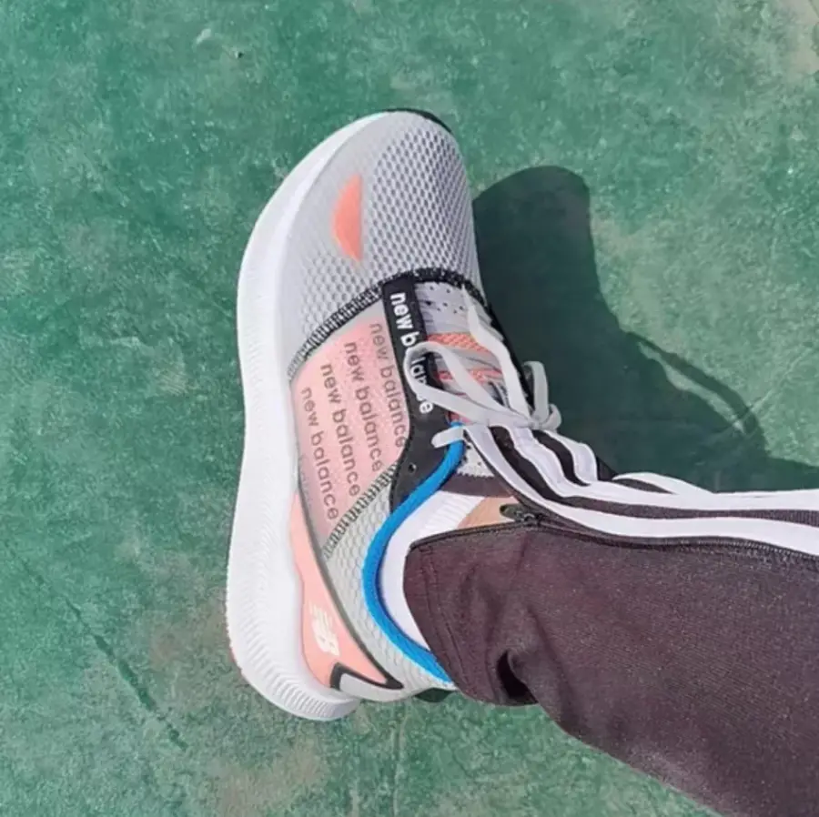 Giày New Balance FuelCell D-Wide 'Grey Pink' MFCFLLG - Ảnh 5