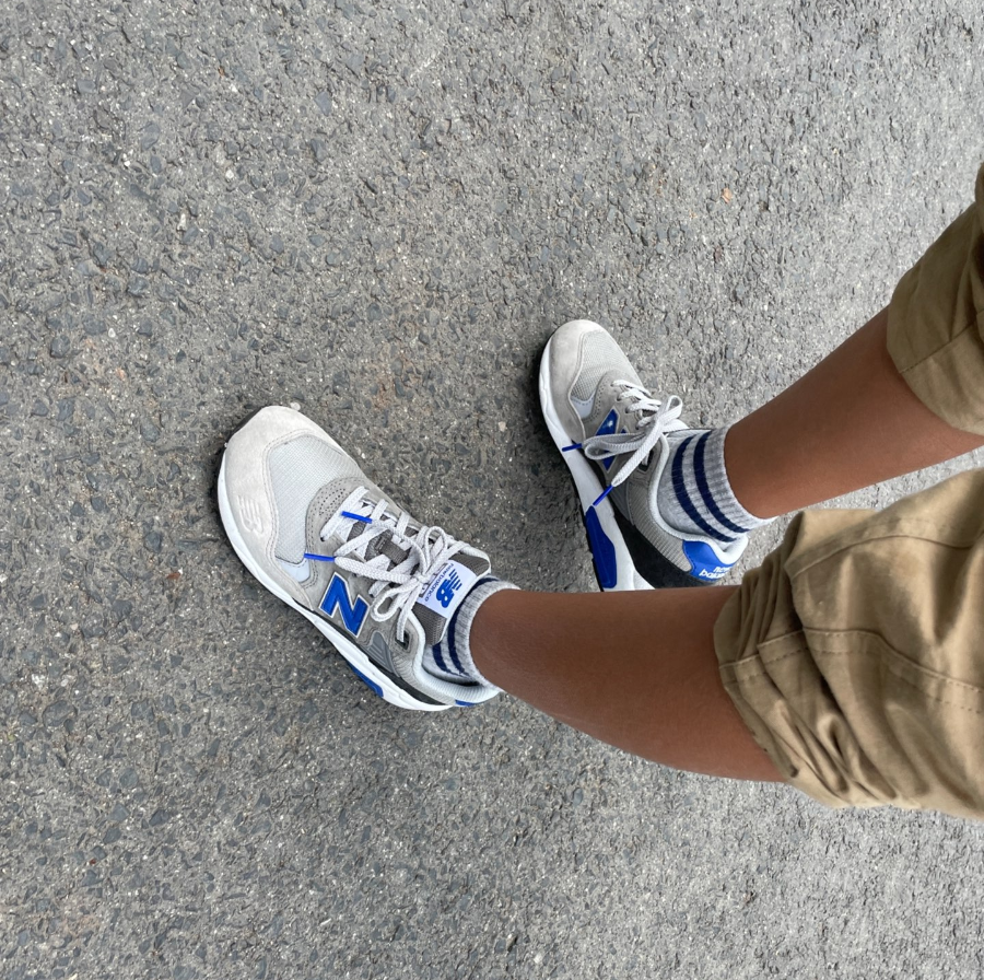 Giày New Balance 580 Elite 'Gray Blue White' MRT580LL - Ảnh 5