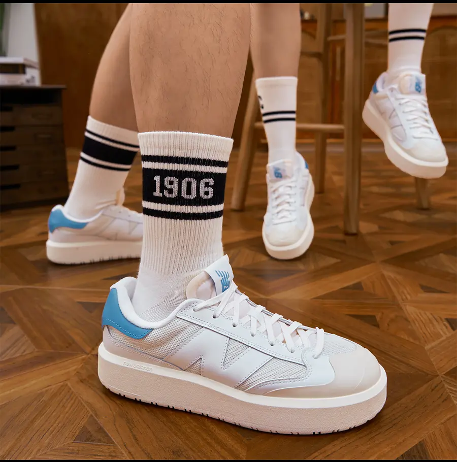 Giày New Balance 302 White Heritage 'Blue Sea Salt' CT302OE - Ảnh 4
