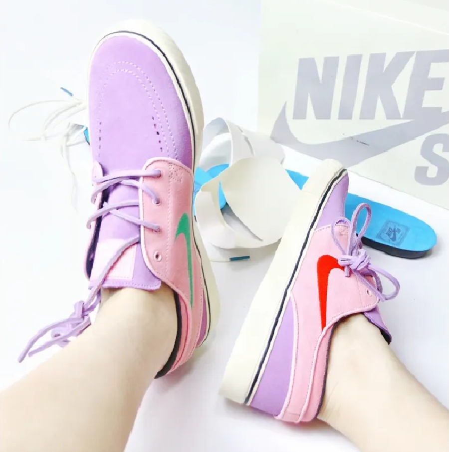 Giày Nike SB Janoski+ 'Lilac Medium Soft Pink' DV5475-500 - Ảnh 2