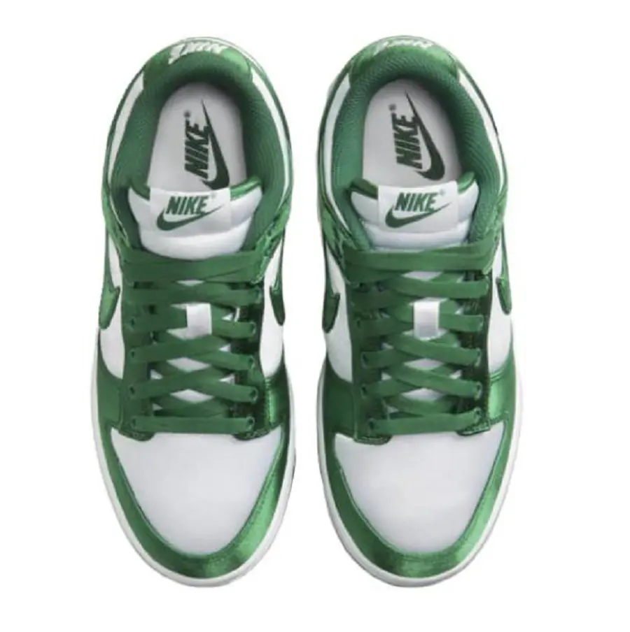 Giày Nike Dunk Low Michigan State Satin 'Green' DX5931-100 - Ảnh 5