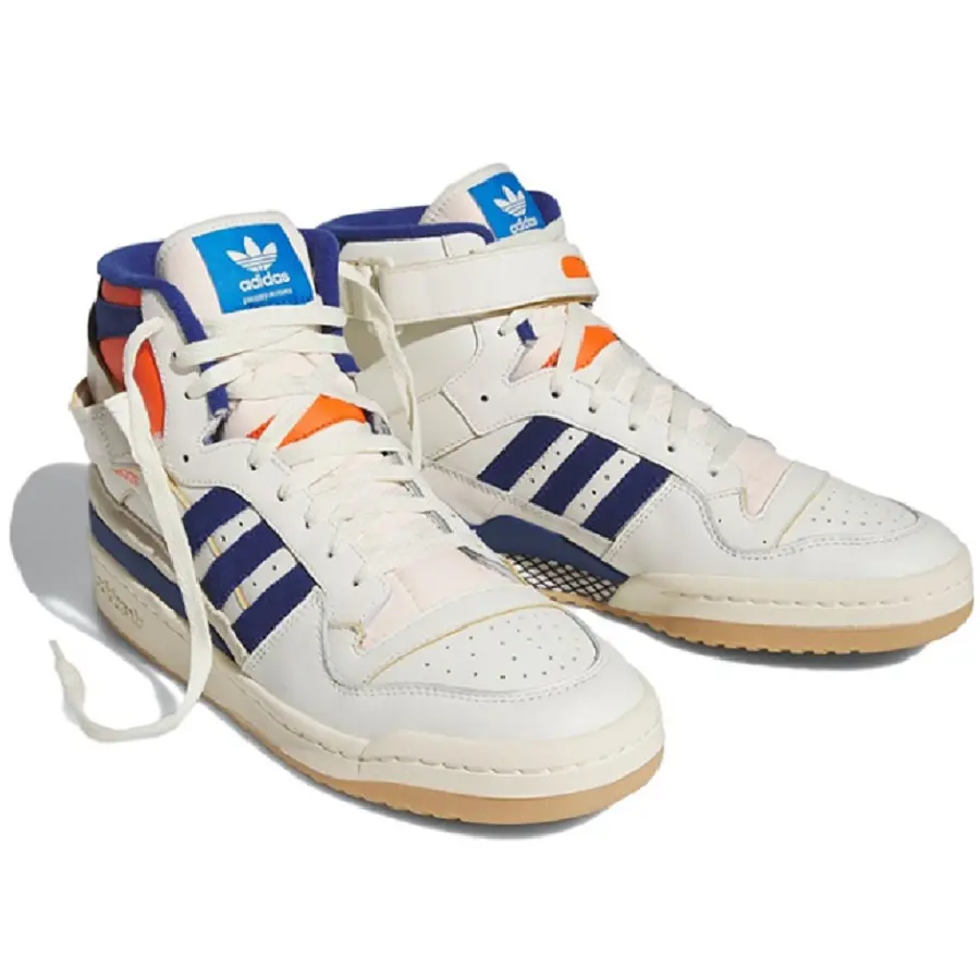 Giày Adidas Forum 84 High "Cloud White/Victory Blue" IE7199 - Ảnh 4