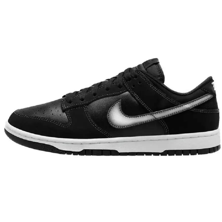 Alternative view of Giày Nike Dunk Low Airbrush Swoosh 'Black' FD6923-001