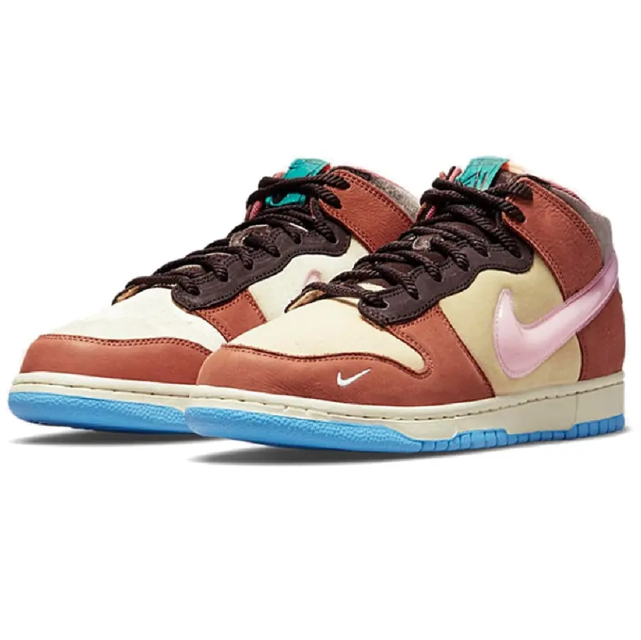 Giày Nike Dunk Mid Social Status 'Chocolate Milk' DJ1173-700 - Ảnh 3