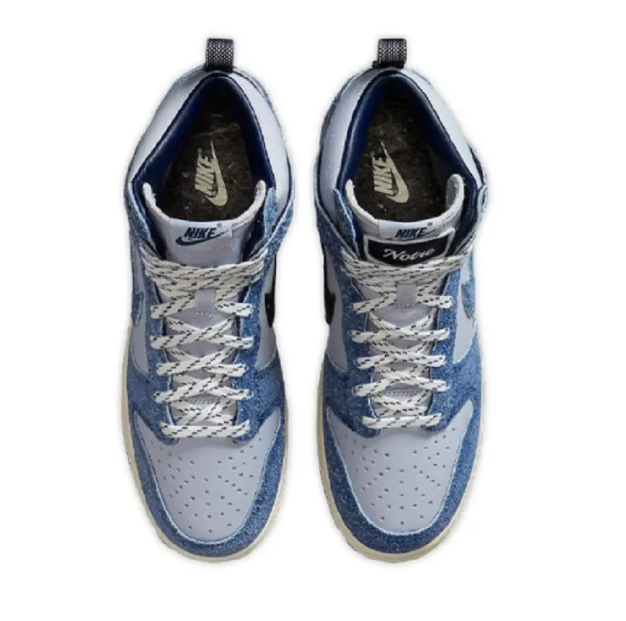 Giày Nike Notre x Dunk High 'Midnight Navy' CW3092-400 - Ảnh 4