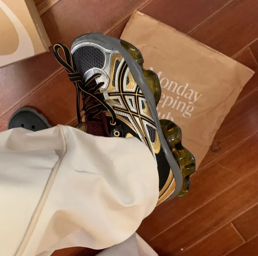 Giày Asics Gel-Quantum Kinetic 'Pure Gold' 1203A270-021 - Ảnh 5